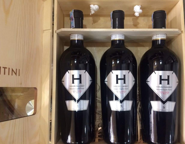 Rượu vang ý Feudi Salentini H Negroamaro