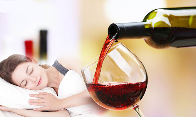 tác dụng của rượu vang với giấc ngủ