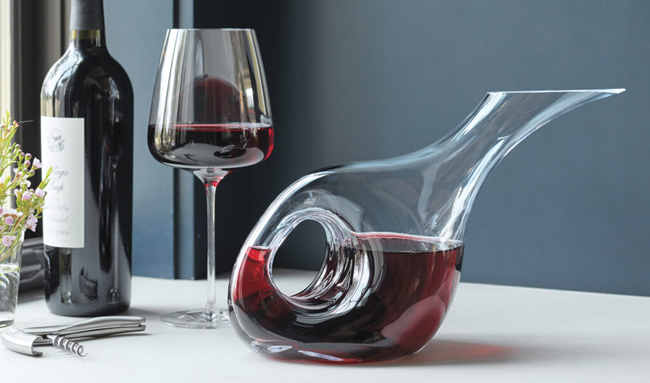 Bình thở rượu vang có thiết kế rất đa dạng