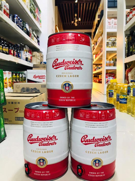 Bia ngoại nhập khẩu Bia Tiệp Budweiser Budvar 5l sành điệu thời thượng