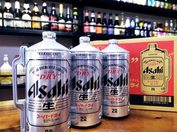 Bia ngoại nhập khẩu Nhật Ashahi vị êm nhẹ tươi mát