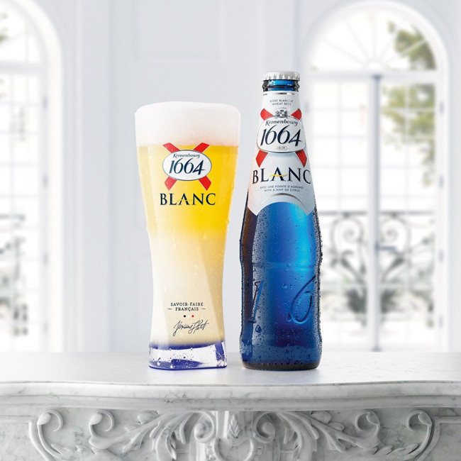Bia ngoại nhập khẩu Pháp Kronenbourg 1664 Blanc tại Sàn Đồ Uống 24h