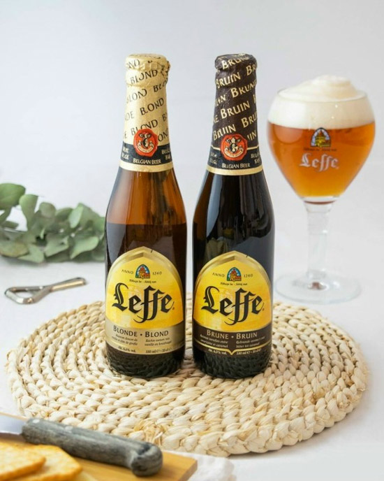 Bia Leffe Blonde cao cấp từ Bỉ thuộc top bia đắt nhất Việt Nam