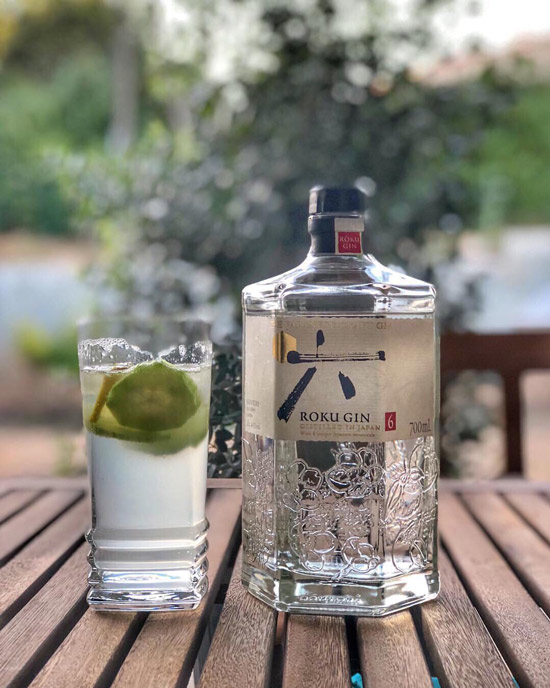Các loại rượu mạnh nổi tiếng Roku Gin Nhật Bản