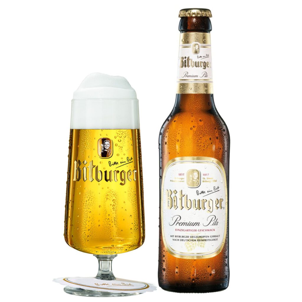 Bia Chai Bitburger 4.8% - Sàn Đồ Uống 24h