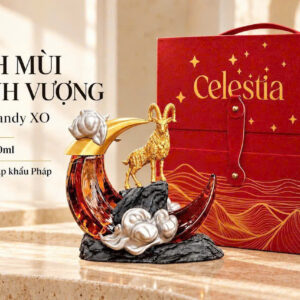 Celestia Brandy XO-Rượu Linh Vật Dê Đinh Mùi